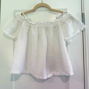 Off the shoulder crop top